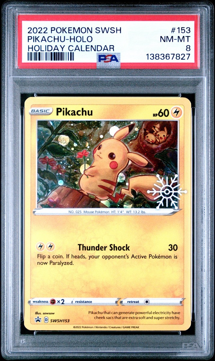 pokemon holiday calendar promo cards Pikachu - (Holiday Calendar) SWSH153 SWSH: Sword & Shield Holo for sale online Catch all the festive fun in this limited edition collection. Glaceon EX 026/131 Pokemon Holiday