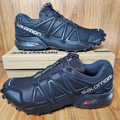 SALOMON Men's Speedcross Trail Running Shoes Hiking Fit Black