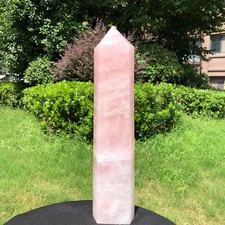 4.81LB Large Natural Powder Crystal Column Wand Obelisk Mineral Healing 2033