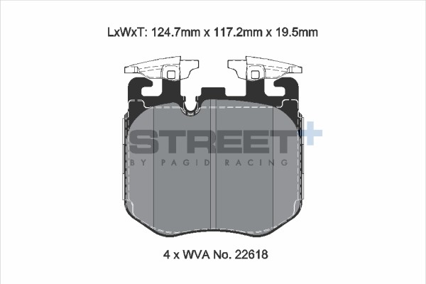 BremsbeläGe BMW 5 Touring (G31) 520 I Baujahr 07/17-06/20 KW 155 PS 211 - Pagid-image