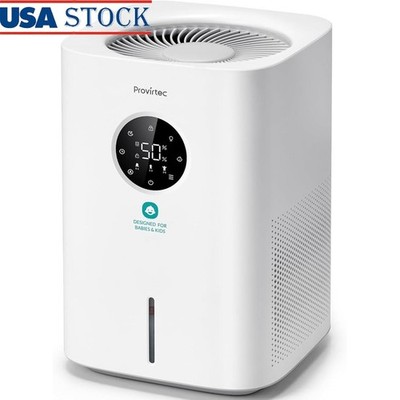 Baby Humidifier Evaporative Quiet Age-Specific Modes Triple Cleaning Safe Design