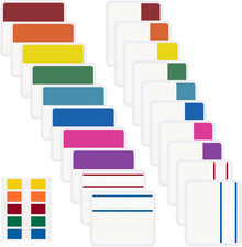 500 Pieces Sticky Index Tabs, Writable  Repositionable Page Markers, 2 Inch Fil