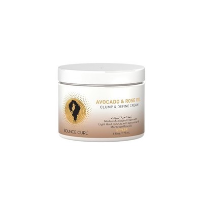 Bounce Curl Avocado & Rose Oil Clump & Define Cream for Curly Frizzy Hair