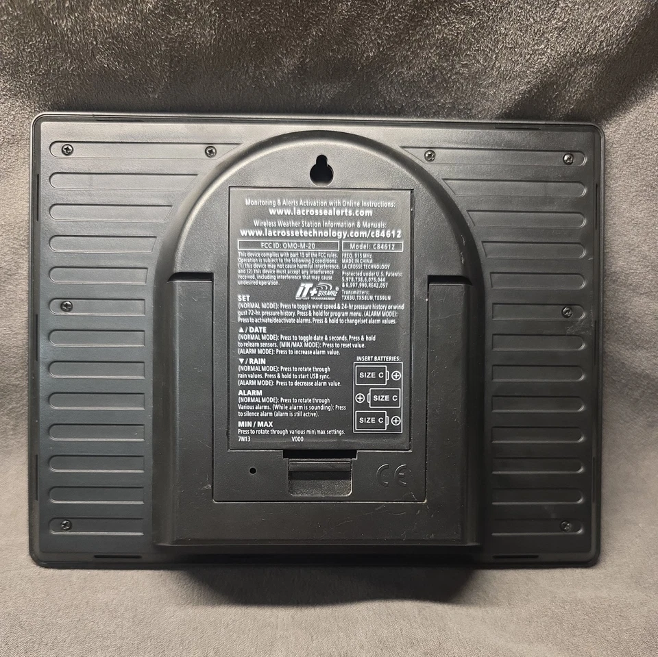 La Crosse Technology Smart Wireless Weather Station Base Unit Tested - Image 2 of 2