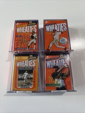 24K Gold Signature Wheaties 75th Mini Cereal Boxes Tiger Woods Babe Ruth Elway