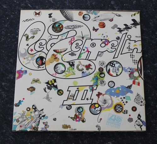 LED ZEPPELIN III 1ST UK PRESSING VINYL LP RED/PLUM ATLANTIC 2401-002 EX+