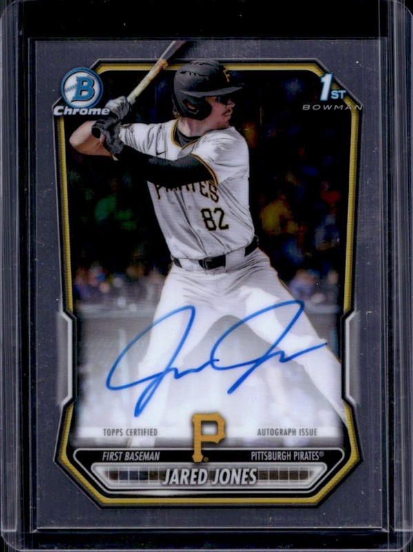 2026 Bowman Jared Jones Chrome Auto Autograph 1st Prospect #CPA-JJ Pirates