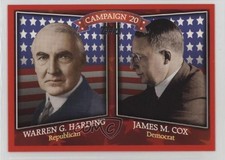 2008 Topps Historical Campaign Match-Ups Warren G Harding James M Cox 0o6v