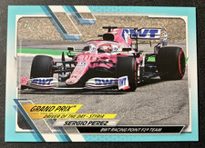 /199 Aqua Sergio Perez #169 Racing Point - 2021 Topps Formula 1 F1 Flagship Card