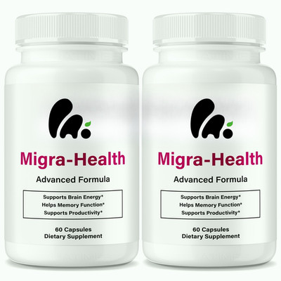 Migra-Health Capsules, Migra Health Brain and Memory Supplement - 2 Pack