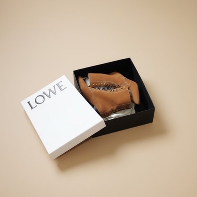 Loewe Madrid Ankle Boots   Size 41   White, Black & Caramel   New with Defects