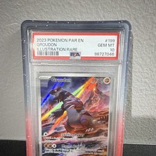 The Pokémon Company Groudon PSA 10 2023 Paradox Rift 199/182 Ill Rare Holo EN on eBay