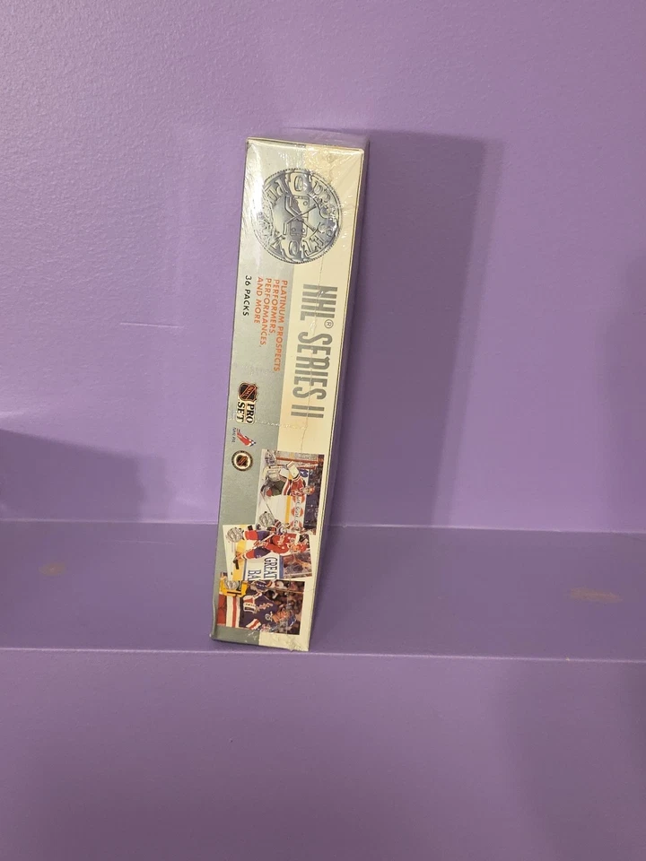 1991-92 Pro Set Platinum NHL Series ll Tarjetas de Hockey 36 Paquetes Caja Sellada de Fábrica Foto 2 de 4