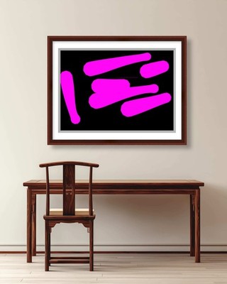MARK RICHARD - MODERN ABSTRACT, ORIGINAL ART WORK, LIMITED EDITION, SIGNIERT,