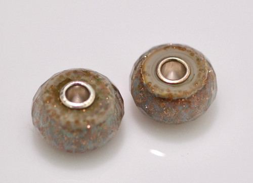 TWO Trollbeads LAA Troll Agate 2022 Trollbeads Day Event Bead Retired FREE SHIP!