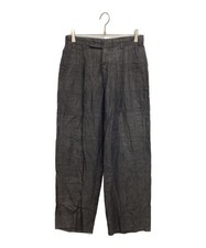 COMME des GARCONS HOMME Check Wool Pants Men M Black Formal Casual