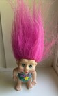 Vintage Magic Troll Babies 1991 Applause Baby Pink Hair Bikini Swimsuit Outfit — photo 1