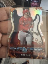 2026 Bowman Chrome Power Chords RARE DIE-CUT INSERT PC-24 Mike Trout, Los Angele