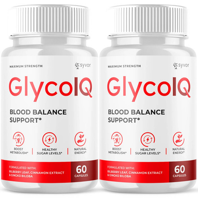 #ad #ad 2 Pack Glyco IQ Advanced Blood Health Support Supplement GlycoIQ 60 Capsules $25.99