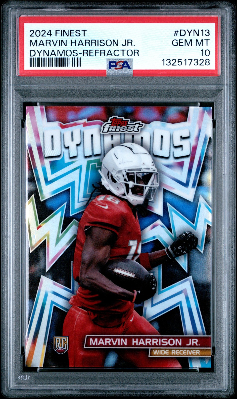 Marvin Harrison Jr. Topps Finest Dynamos #DYN13 Refractor