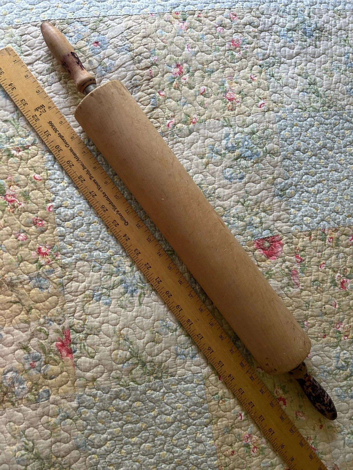 Vintage 28" Large Wood Rolling Pin Commercial Bakery
Opens in a new window or tab