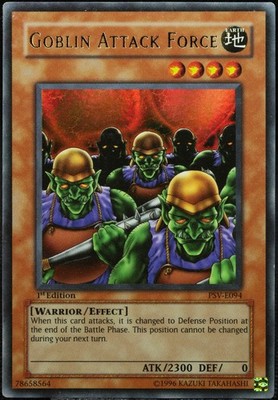 Yu-Gi-Oh! Goblin Attack Force PSV-E094 1st Edition Ultra Rare [LP] Foil | EN 2002