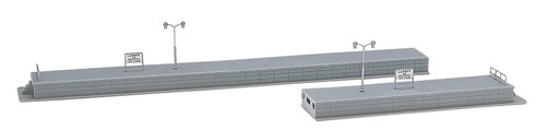 Plataforma isla calibre N TOMIX, tipo moderno, plataforma de extremo recto 4011 | Zustand: New