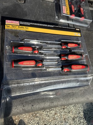 Sears Craftsman USA Nos 5pc Torx Stubby Set Professional Screwdriver 49306 Rare 