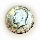 1967 Kennedy Half Dollar 40% Silver Rainbow Toned Obverse BU🌈