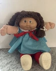 Vintage Cabbage  Patch Kids 1985 Doll Brown Braided Hair Signed Xavier Roberts