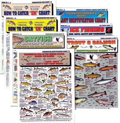 Fishermans Freshwater Fish Identification Set - Waterproof Quick Reference Guide