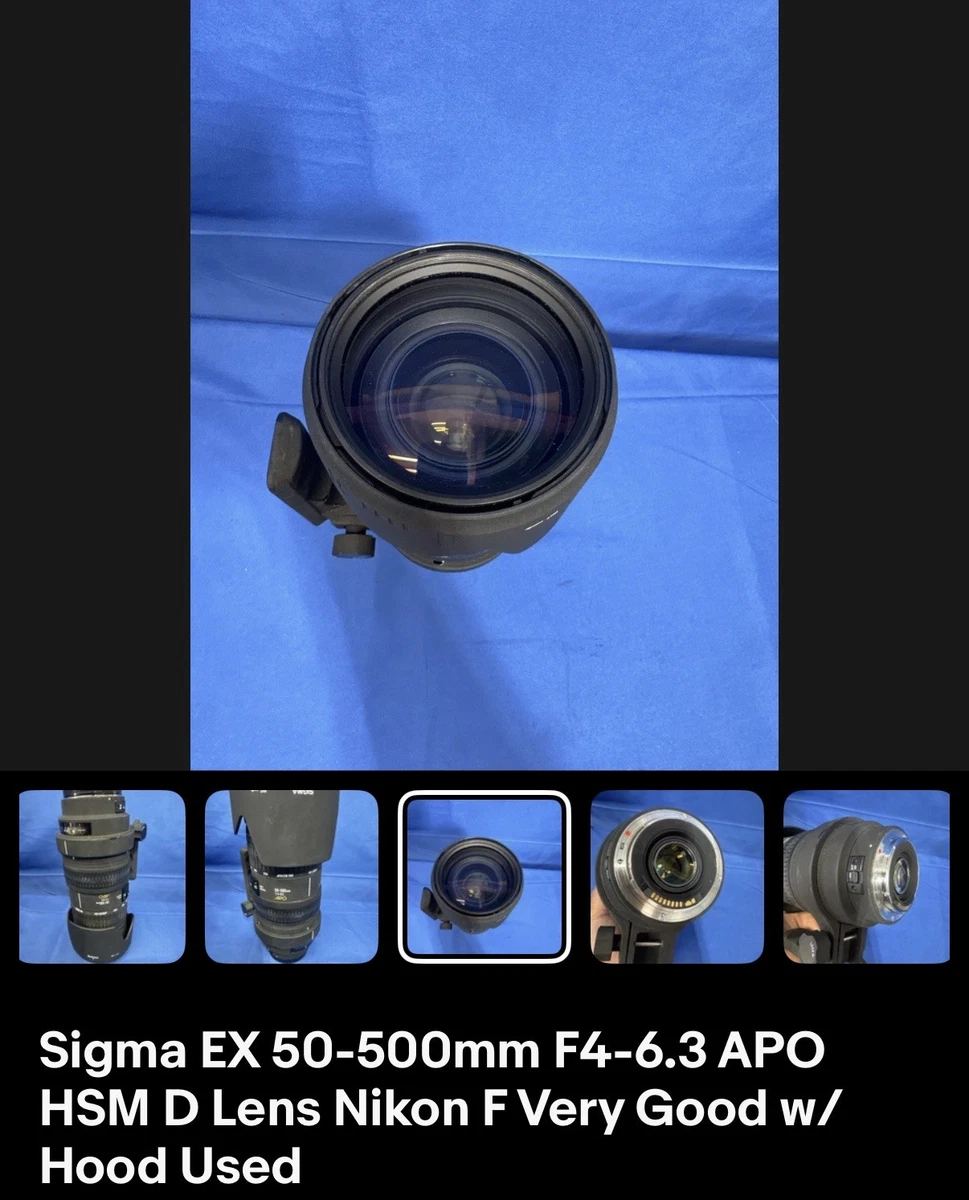 Sigma 50-500mm Focal Camera Lenses for sale - eBay