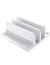 4 in 1 Vertical Laptop Stand Holder,Adjustable ABS Plastic Desktop Management...