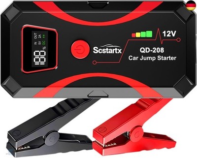 Starthilfe Powerbank für Pkw, 2000A 12V Auto Starthilfe Powerbank, Jumper