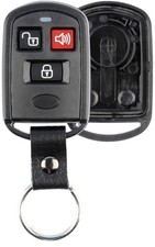 KeylessOption Keyless Entry Remote Key Fob Case Shell Button Pad Cover Black