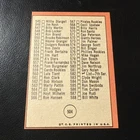 1969 Topps Checklist BROOKS ROBINSON #504 UNMARKED