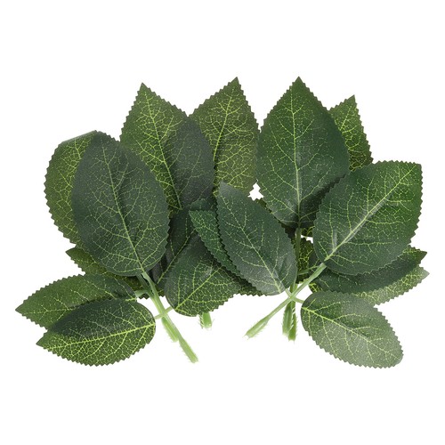 5.12x5.12" Artificial Silk Rose Leaf, 80 Pcs Artificial Greenery Fake Leaves