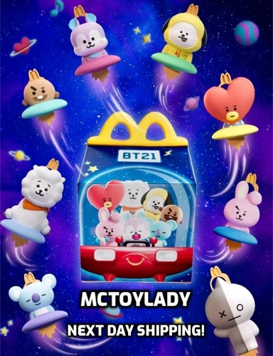 2026 McDONALD'S BTS BT21 HAPPY MEAL TOYS! SINGLES OR SET! NEXT DAY SHIPPING!