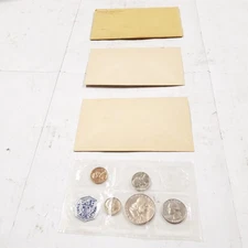 1962 United States Treasury Dept. Mint Proof Coins Set W/Note Of Authenticity