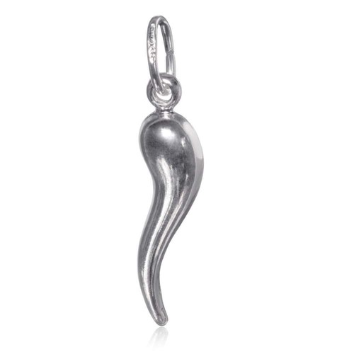 Neu 925 Sterling Silber Glückshorn Glücksbringer Charm Anhänger - Größe wählbar - Bild 16 von 23