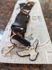  NEW Warner Bros Harry Potter Lanyard With Hedwig Charm Wizarding World