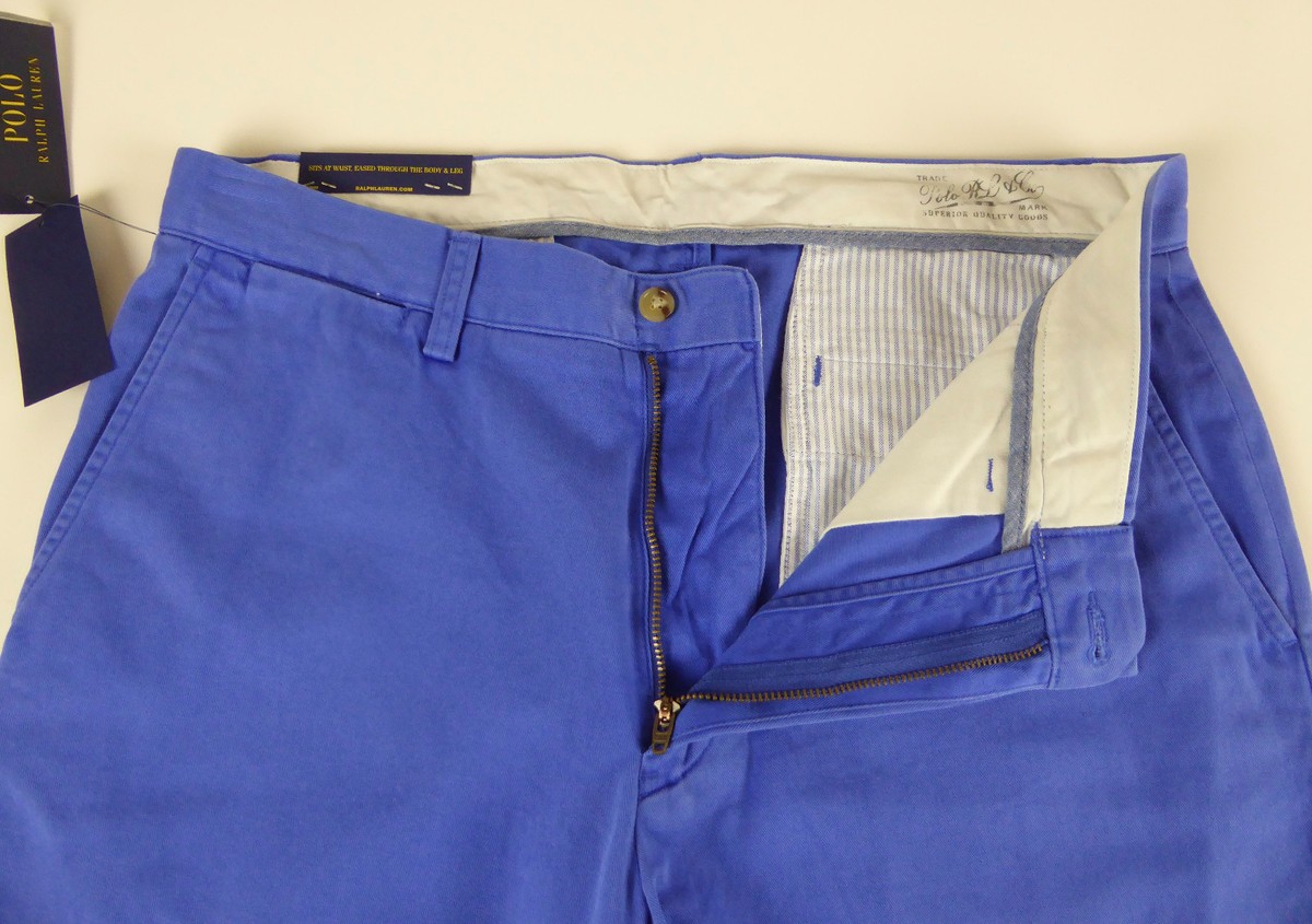 Ralph Lauren Polo 33 X 32 Spectrum Blue Classic Fit Chino