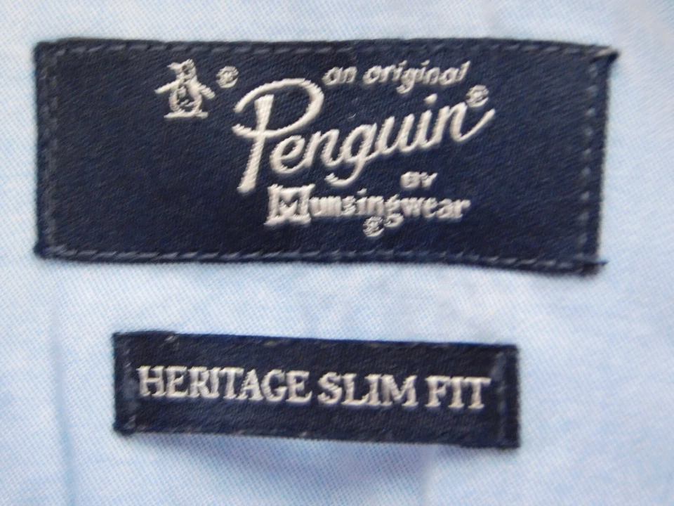 Penguin Munsingwear Men's 16 1/2 Speckled Rainbow Heritage Slim Fit Shirt - Image 4 of 4