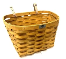 Detroit Bikes Handlebar Large Front Bicycle Walker Basket Honey by Peterboro