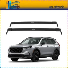 Black Roof Rack Cross Bar For 2023 Honda CRV CR-V Luggage Cargo Carrier