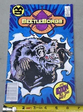 Rare Saban's Big Bad Beetleborgs Original TV Show Prop Comic Book Garganturat