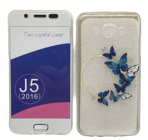 Funda doble Para Samsung Galaxy J5 2016 Delantera y trasera Silicona Blanda | eBay