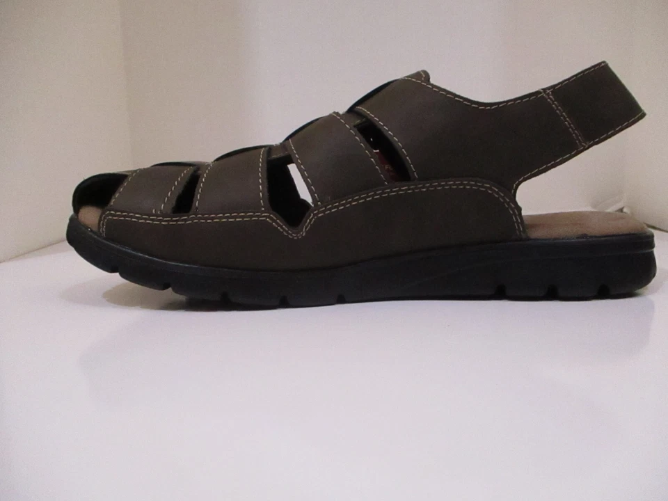 DEXTER CONFORT TALLAS 14 O 15 MARRÓN NEGRO TUCSON FISHERMAN SANDALIA ESPUMA VISCOELÁSTICA Foto 2 de 4