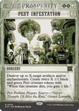 x1 Pest Infestation R MTG Outlaws of Thunder Junction: Breaking News M/NM, Engli