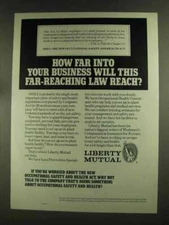 1972 Liberty Mutual Ad - How Far Into Your Business